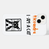 私は黒猫のハロウィン Case-Mate iPhoneケース (裏面 (横))