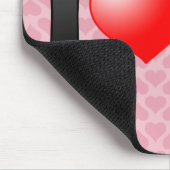 私は黒頭のオウムを愛します マウスパッド (コーナー)