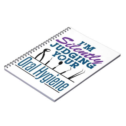 私は黙って口腔衛生歯科衛生士を判断している ノートブック (左側)