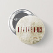 私は黙想ボタンでリトリートしている 缶バッジ (正面&裏面)