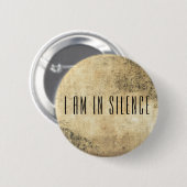 私は黙想ボタンでリトリートしている 缶バッジ (正面&裏面)