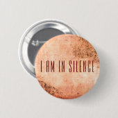 私は黙想ボタンでリトリートしている 缶バッジ (正面&裏面)