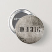 私は黙想ボタンでリトリートしている 缶バッジ (正面&裏面)