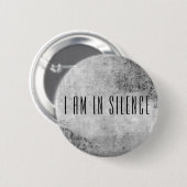 私は黙想ボタンでリトリートしている 缶バッジ (正面&裏面)