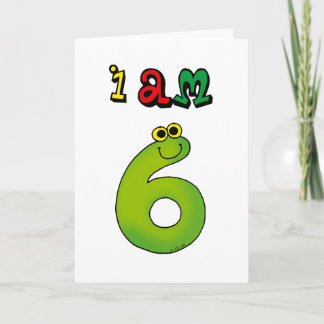私は６歳です カード