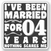 私は04年結婚した間結婚ある シール (正面)