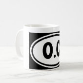 私は0.0のデザインの憎悪のランニングを走りません コーヒーマグカップ (正面左)