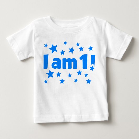 私は1だ！ ベビーTシャツ (正面)