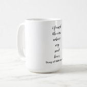 私は1つのマグを見つけました コーヒーマグカップ (正面左)