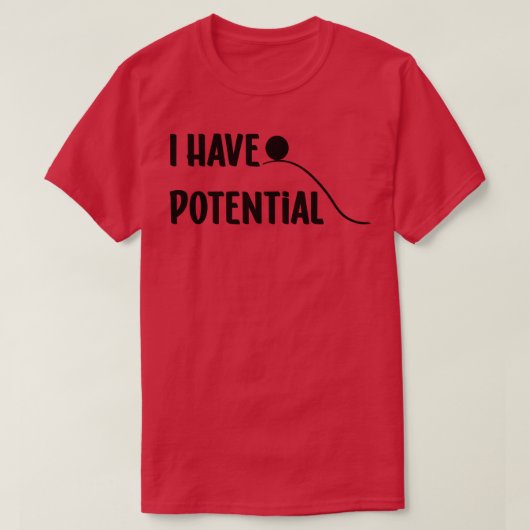 私は1の可能性がある Tシャツ (デザイン正面)