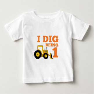 私は1を掘る ベビーTシャツ