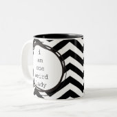 私は1人の風変わりな女性です ツートーンマグカップ (正面左)