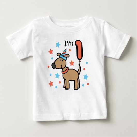 私は1匹の小犬です ベビーTシャツ (正面)