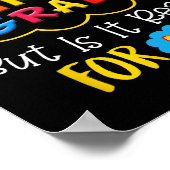 私は1年生の準備ができているが、準備ができている ポスター (角)