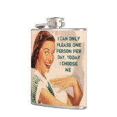 私は1日あたりの1人だけを喜ばしてもいいです フラスク (左)