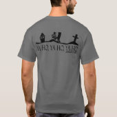 私は1日公園の"女の子"に会いました Tシャツ (裏面)