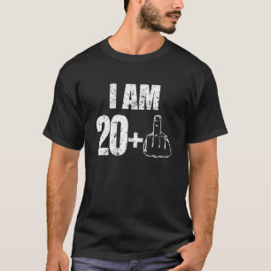 私は1枚のおもしろいな第21誕生日のワイシャツと20才です Tシャツ
