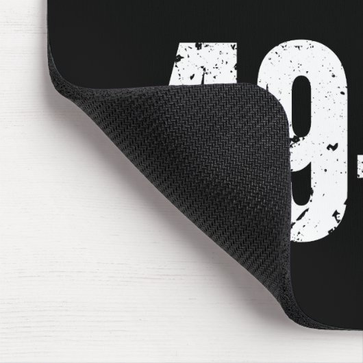 私は1枚のおもしろいな第50誕生日メンズワイシャツ67と49才です マウスパッド (コーナー)