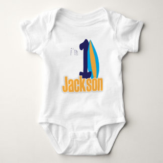 私は1歳 ベビーボディスーツ