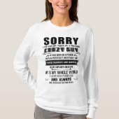 私は10月に彼熱狂するがいた男が生まれいます Tシャツ (正面)