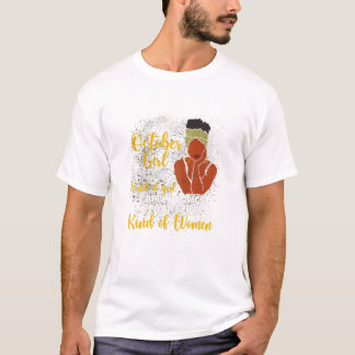 私は10月の女の子 私は違う Tシャツ