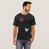 私は10羽の鶏しか欲しかったがもし、神は私をHに望んでいる Tシャツ (正面フル)