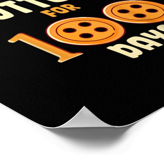 私は100のために私の先生のボタンを押している子供 ポスター (角)