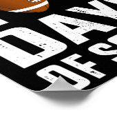 私は100の日学校100日目のサッカーのスタッドに取り組んだ ポスター (角)