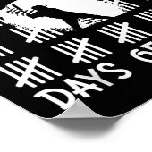 私は100人の日に野球の100日目のSchをヒット ポスター (角)