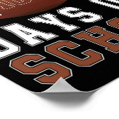 私は100日サッカー少年キッズに取り組んだ100日目 ポスター (角)