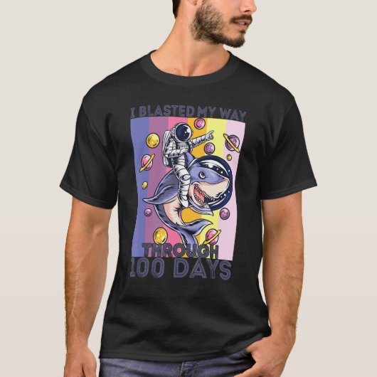 私は100日100日のSchを通って私の道を祝福した Tシャツ (正面)
