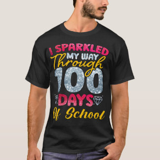 私は100日100Th Day Of Scを通り抜けた Tシャツ