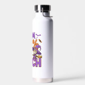 私は100%その魔女ハロウィンおもしろい ウォーターボトル (左面)