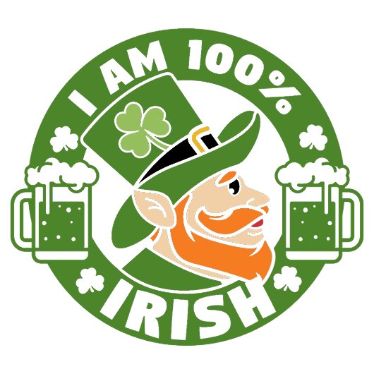 私は100%アイルランド人 紙コップ