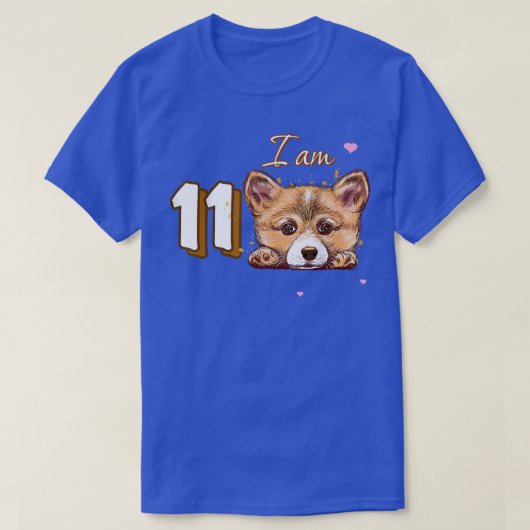 私は11コルギギフト11誕生日ファンギフト Tシャツ (デザイン正面)