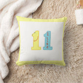 私は11誕生日ナンバーピローが好き クッション (ブランケット)