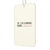 私は12月25日の朝だけの人である、クリスマスギフト カーエアーフレッシュナー (左)