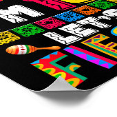 私は13歳Let's Fiesta 13誕生日メキシコ ポスター (角)