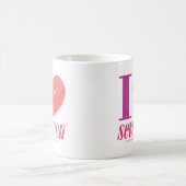 私は17を愛します コーヒーマグカップ (中央)