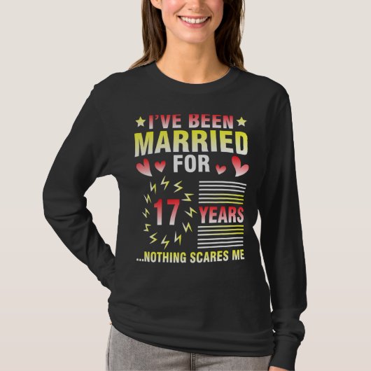 私は17年結婚した間何も経っていない Tシャツ (正面)