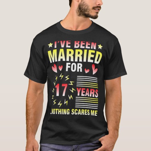 私は17年結婚した間何も経っていない Tシャツ (正面)