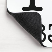 私は18350の李イオン電池を愛します マウスパッド (コーナー)