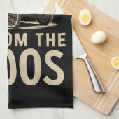 私は1900年代のヴィンタ出身なので、我慢して下さい キッチンタオル (四つ折り)