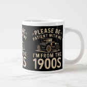 私は1900年代のヴィンタ出身なので、我慢して下さい ジャンボコーヒーマグカップ (右)