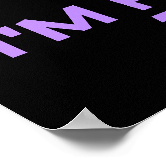 私は1900年代の私と一緒に我慢しなさい ポスター (角)