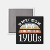 私は1900年代の誕生日おもしろい マグネット (正面/裏面)