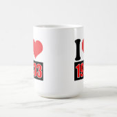 私は1933年を-マグ愛します コーヒーマグカップ (中央)