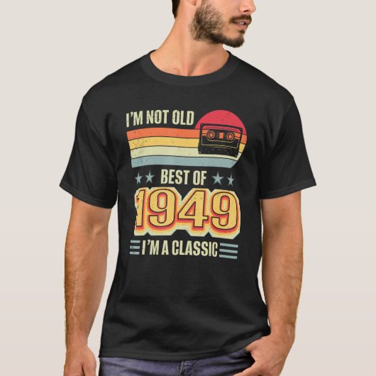 私は1949年の最高の誕生日カセットクラシックTa Tシャツ (正面)