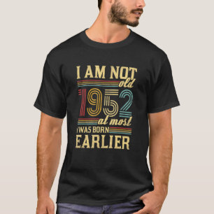 私は1952年の生まれヴィンテージ誕生日 Tシャツ