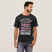 私は1965年9月に生まれ選択し得なかった Tシャツ (正面フル)